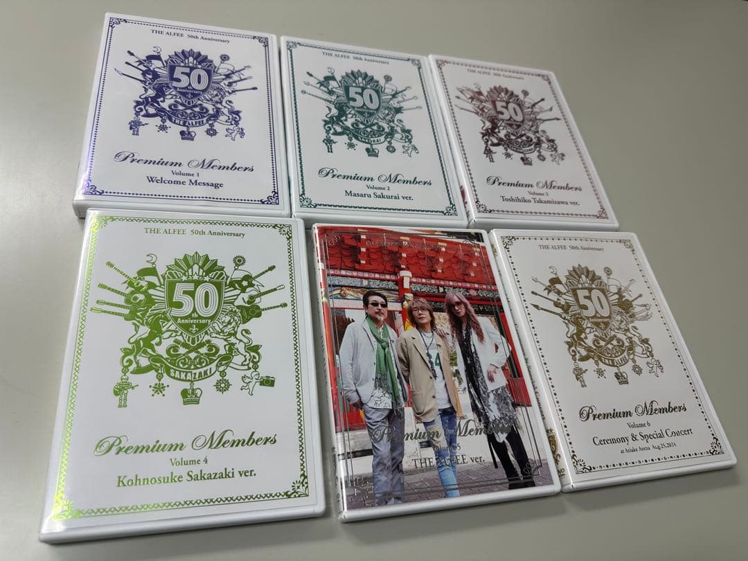 THE ALFEE 50th Premium Members DVD 6巻セット
