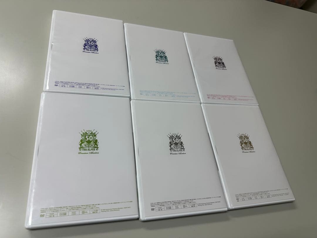 THE ALFEE 50th Premium Members DVD 6巻セット