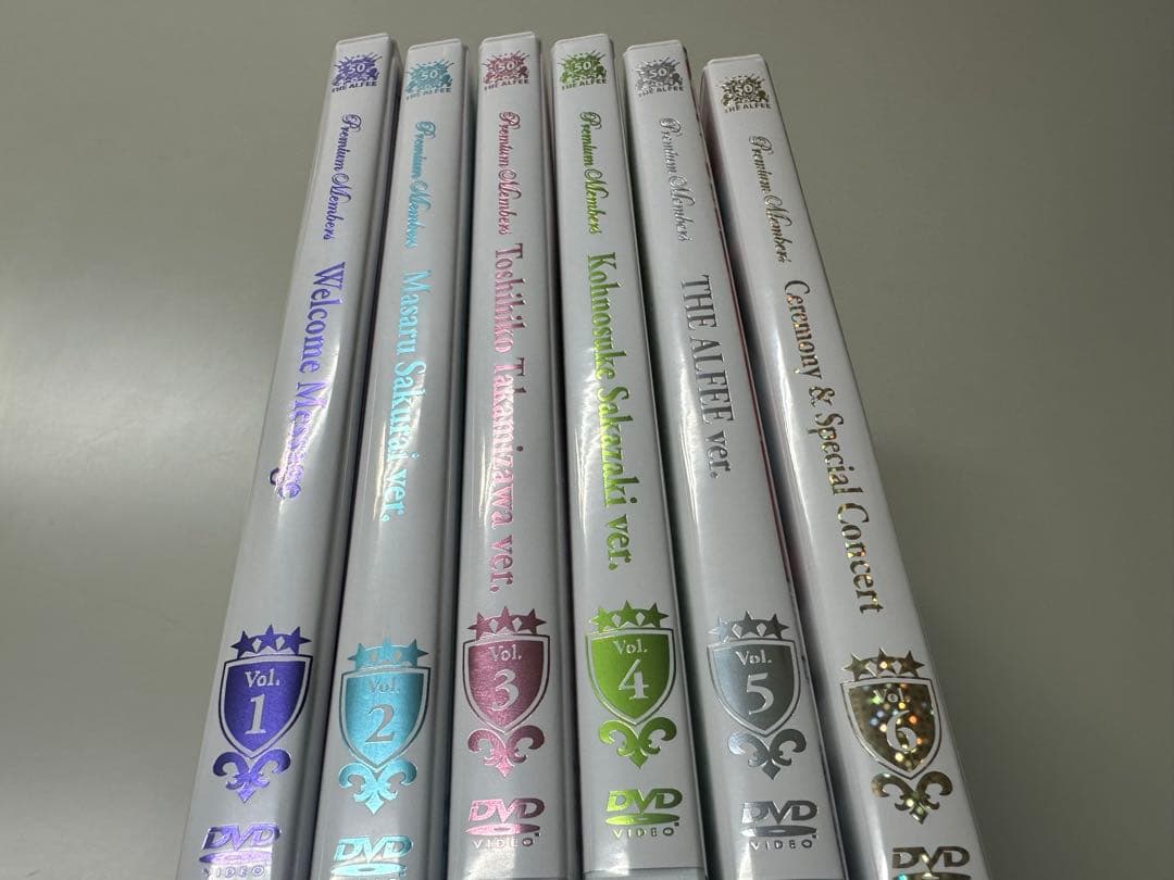 THE ALFEE 50th Premium Members DVD 6巻セット