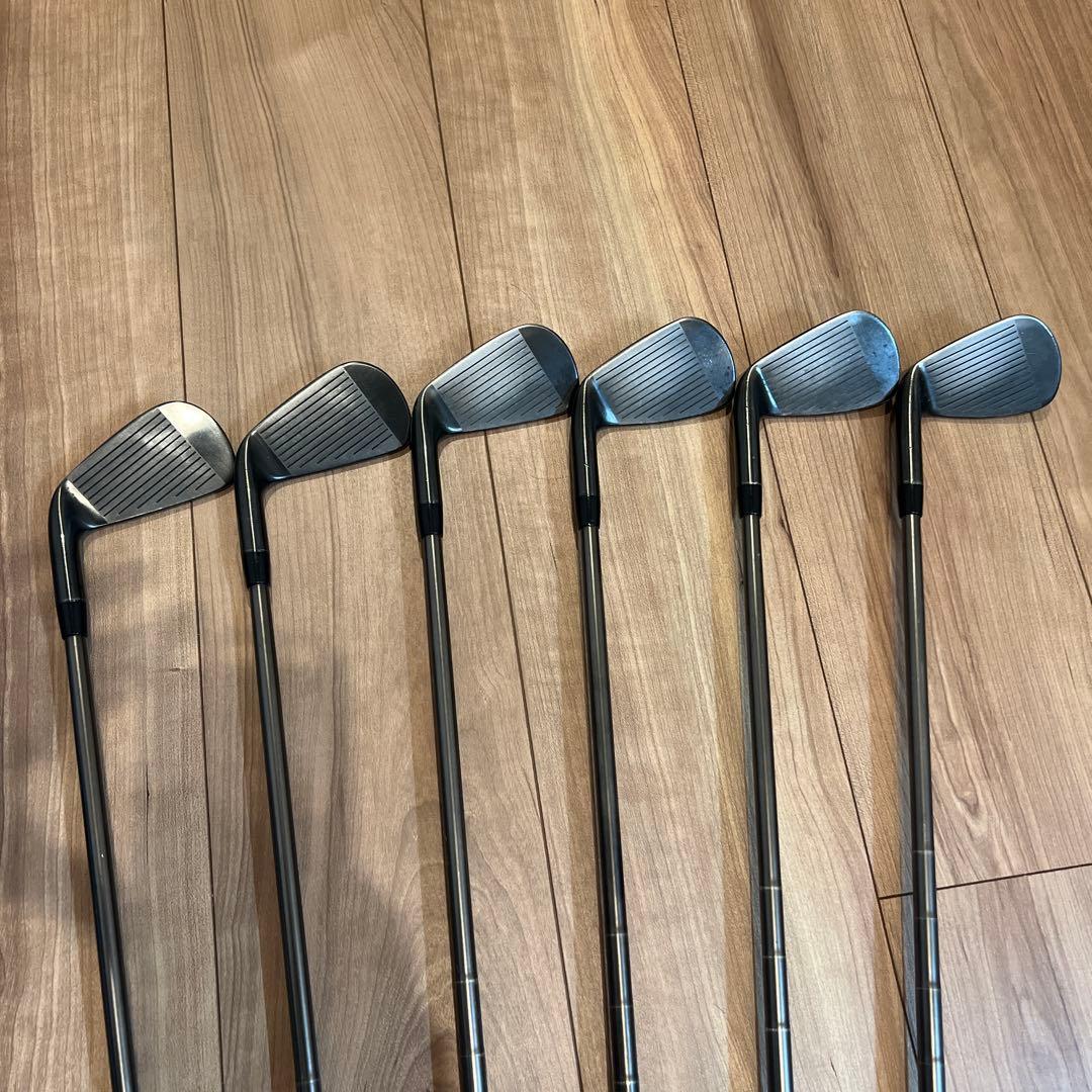 タイトリストt100s ブラックエディション　アイアンP〜5番　６本