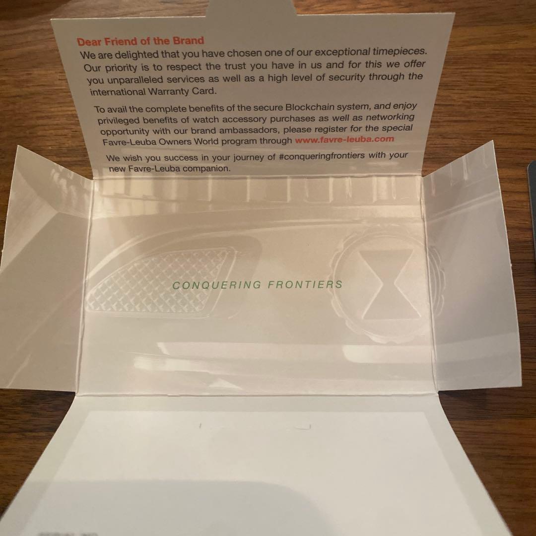 ファーブルルーバ レイダー シーバード FAVRE-LEUBA Sea bird