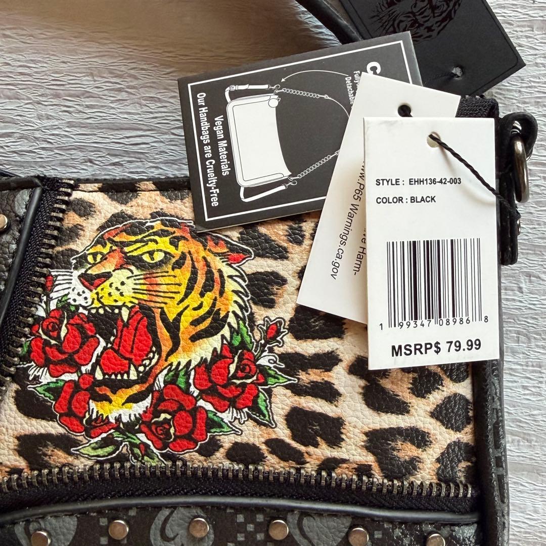 【アメリカ】Ed Hardy エドハーディー ショルダーバッグ / ハンドバッグ
