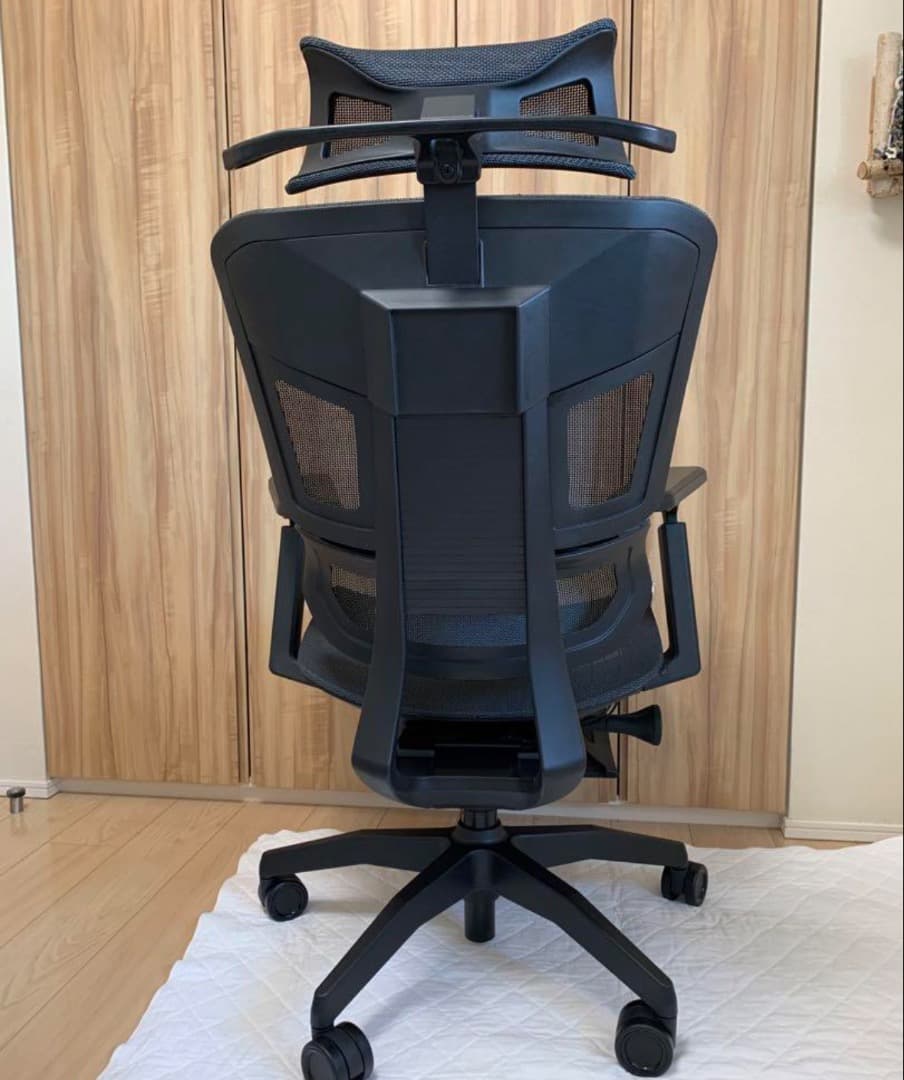 GrowSpica Pro グロースピカプロ　メッシュデスクチェア　ブラック