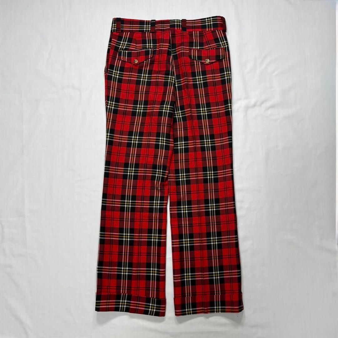 【希少】70s Levi'sリーバイス Panatela タータンチェックパンツ