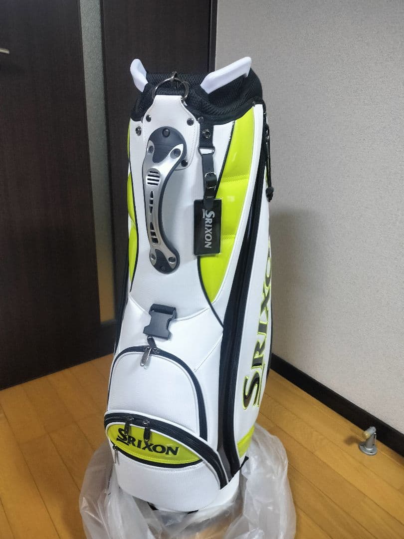 【最終価格】Srixon キャディバッグ ホワイト/イエロー