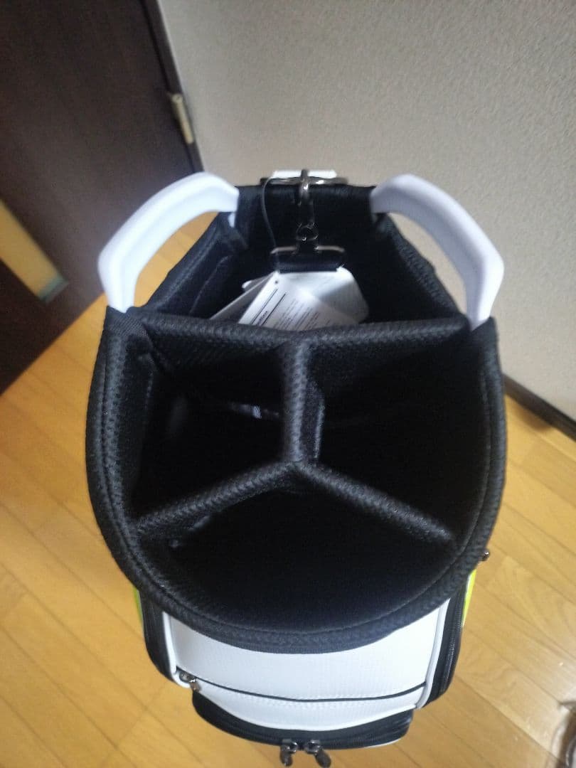 【最終価格】Srixon キャディバッグ ホワイト/イエロー