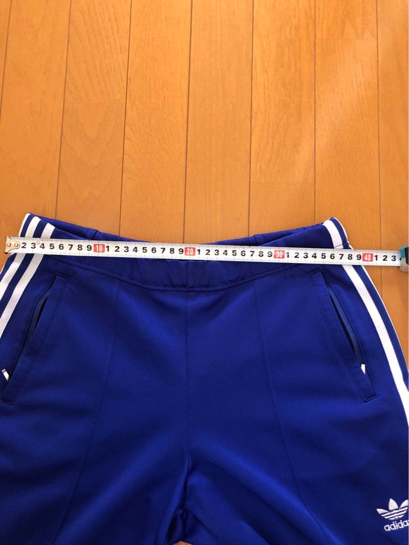 adidas トレーニングジャージ 青　桐蔭学園　上下