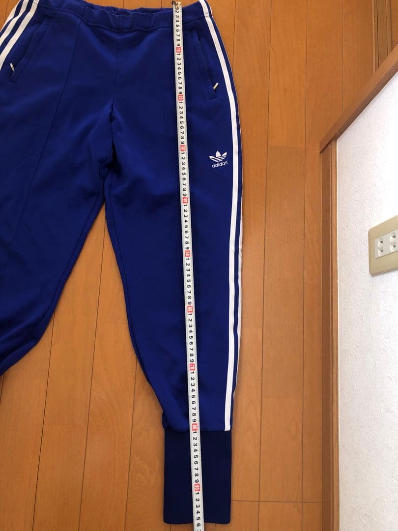 adidas トレーニングジャージ 青　桐蔭学園　上下
