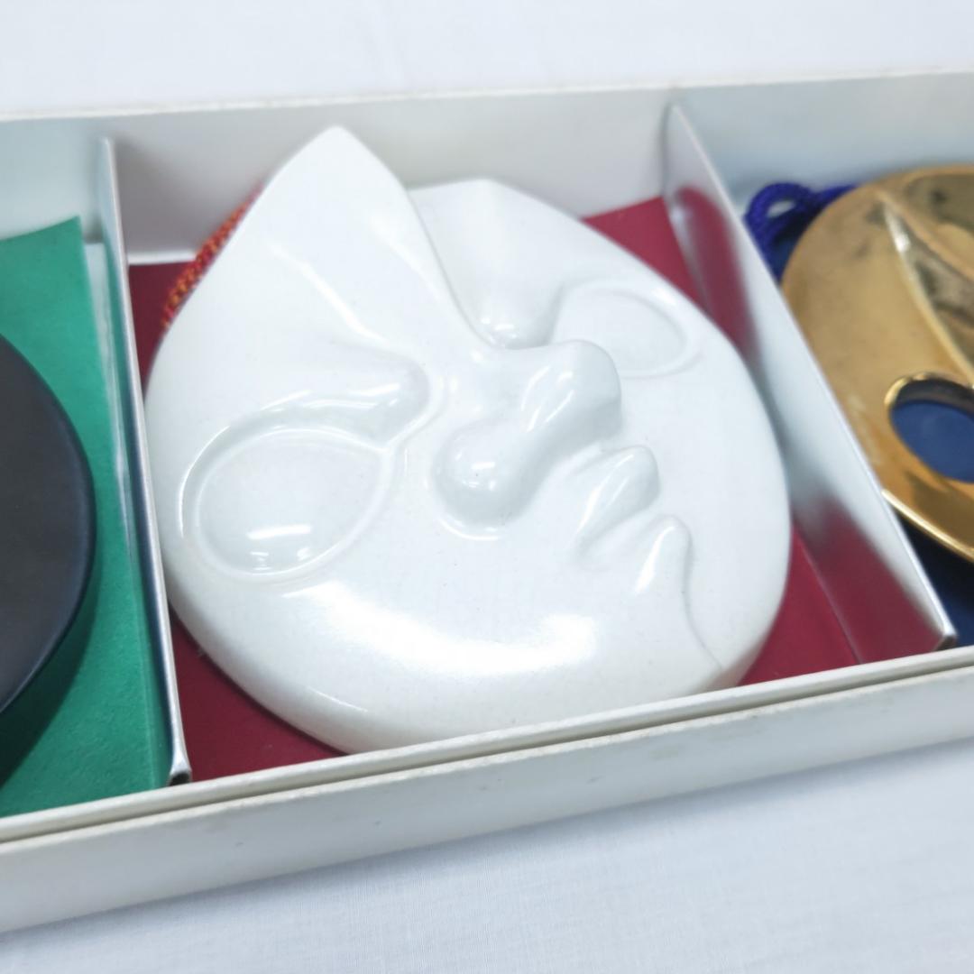 AO095　太陽の顔　岡本太郎　大阪万博　記念セット　信楽焼