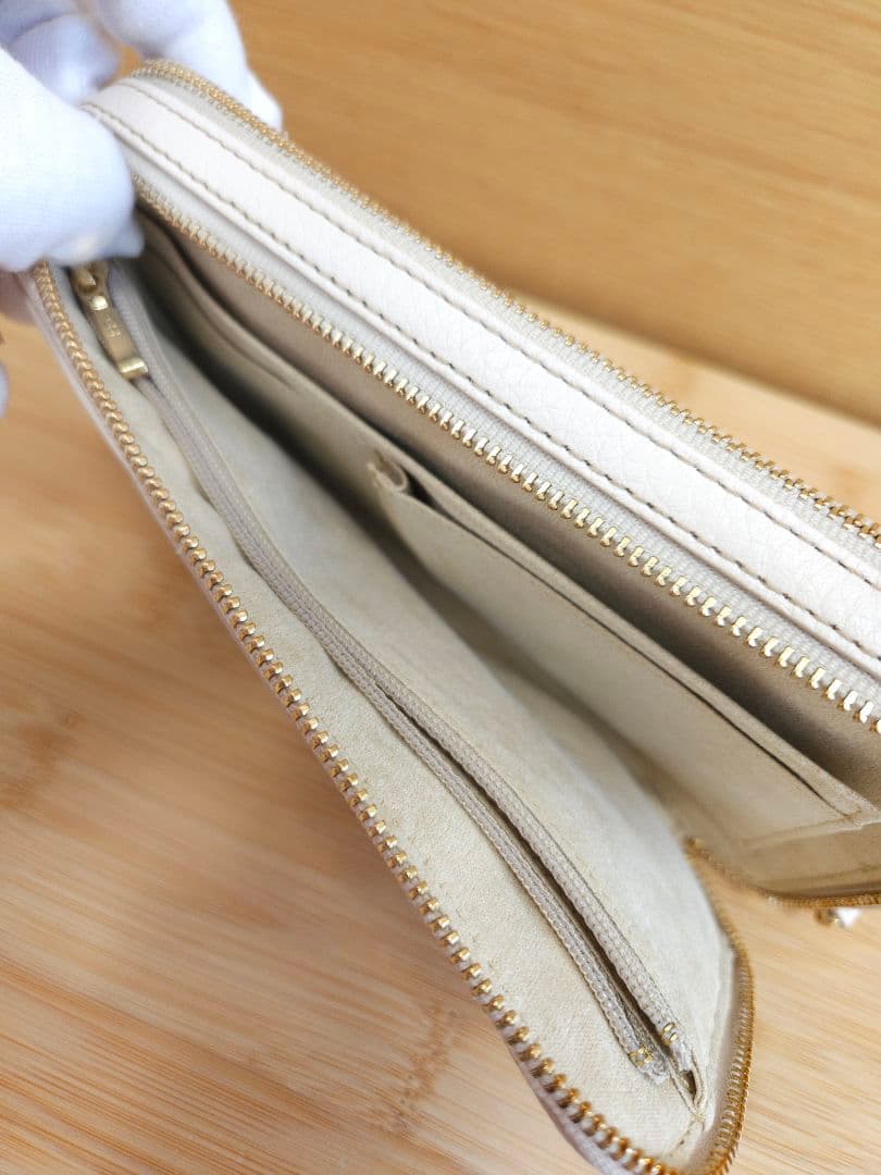 【未使用品】ATAO　アタオ　お財布ポシェット　アイビスホワイト