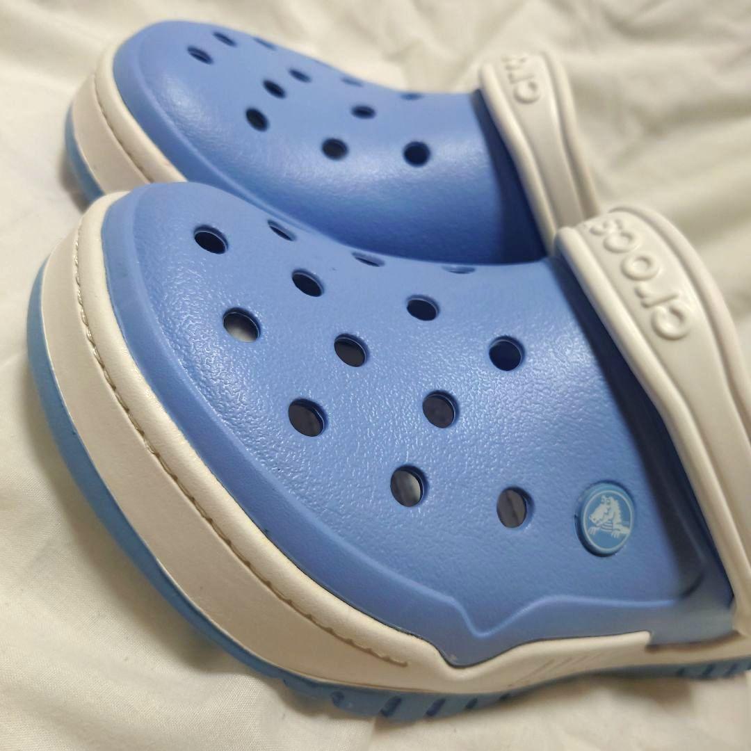 CROCSフロントコートМ８(26cm)ライトブルー未使用に近い