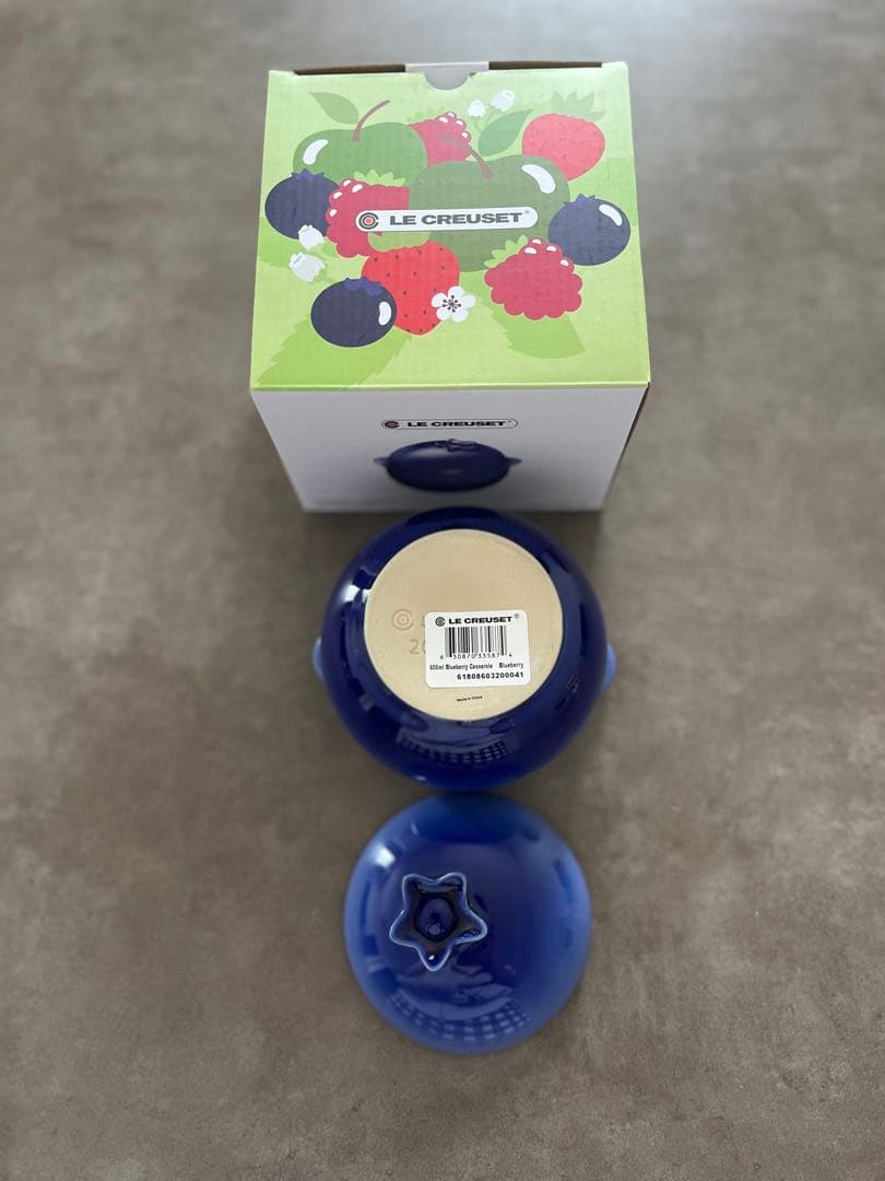 即日発送　無断転載NG レア　新品　ル・クルーゼ　ミニ・ブルーベリー　小物入れ