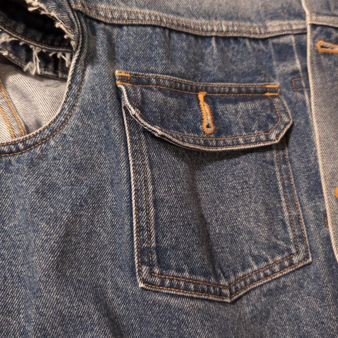 限定値下げ　RYU KAGA - Cropped denim jacket　36