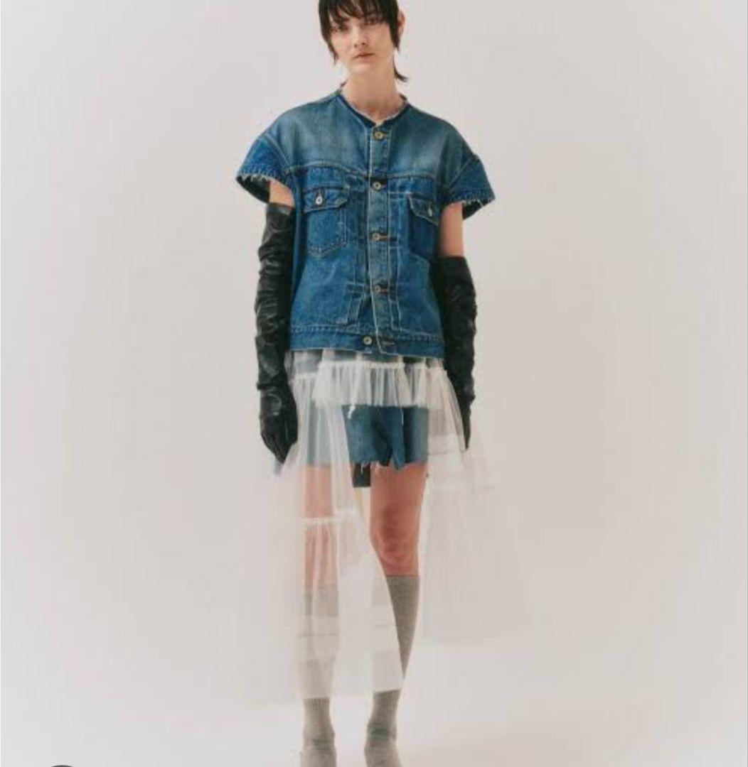 限定値下げ　RYU KAGA - Cropped denim jacket　36