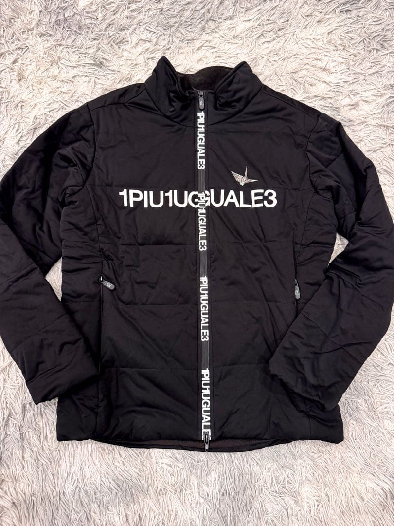 1PIU1UGUALE3 GOLF 中綿ブルゾン ブラック