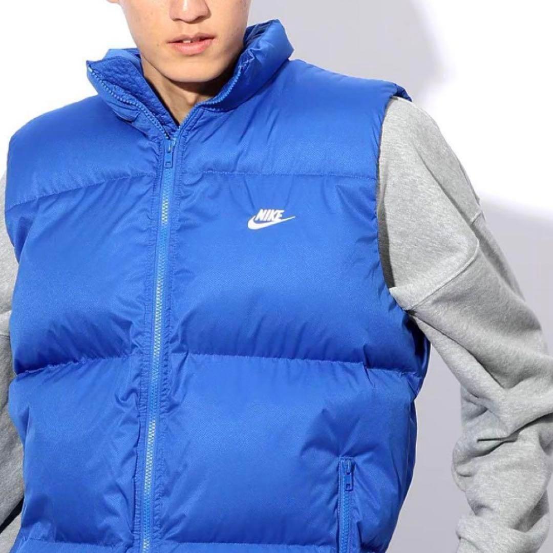 ナイキ プリマロフト ウォーター リペレント パファー ベスト ブルー 2XL