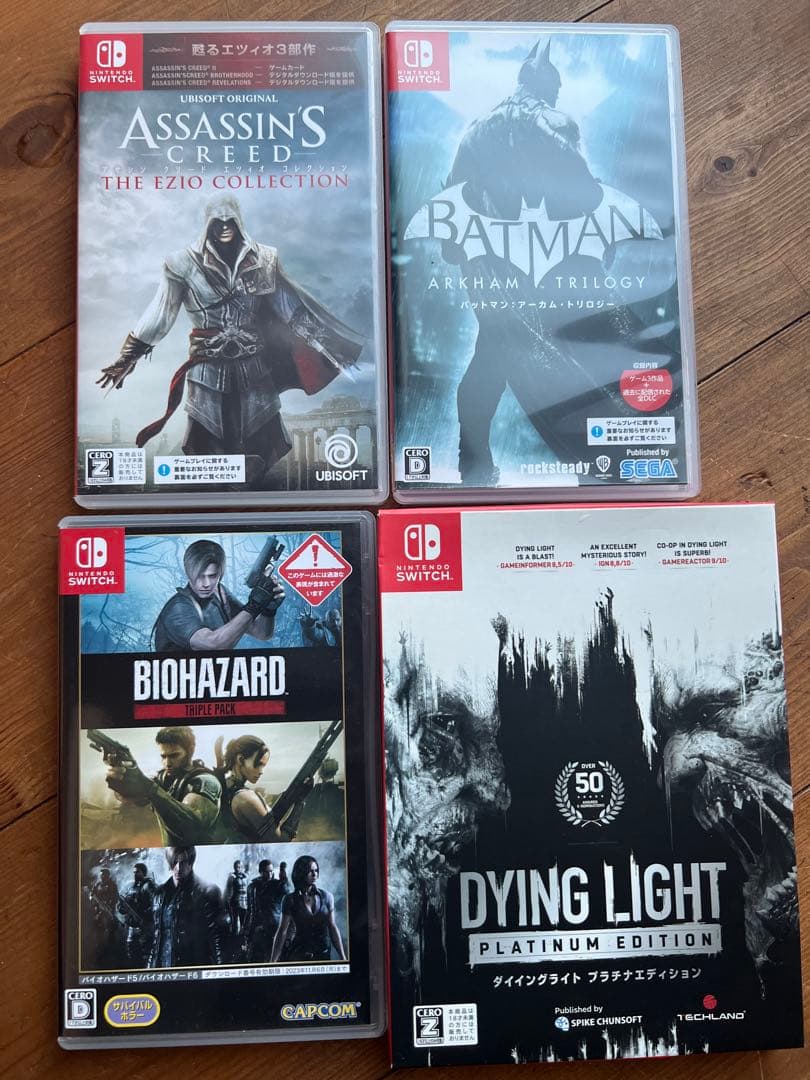 switchソフト　人気アクションゲーム4本セット