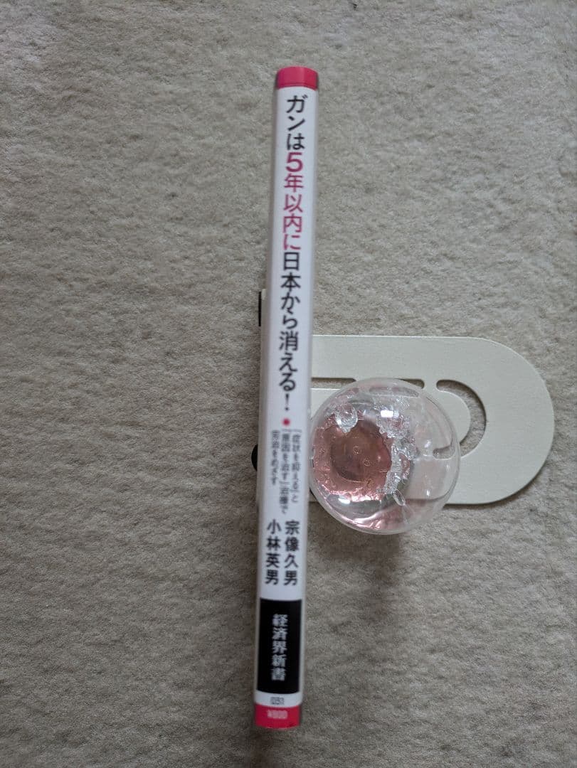 経済界新書　宗像久男/小林英男　ガンは5年以内に日本から消える！