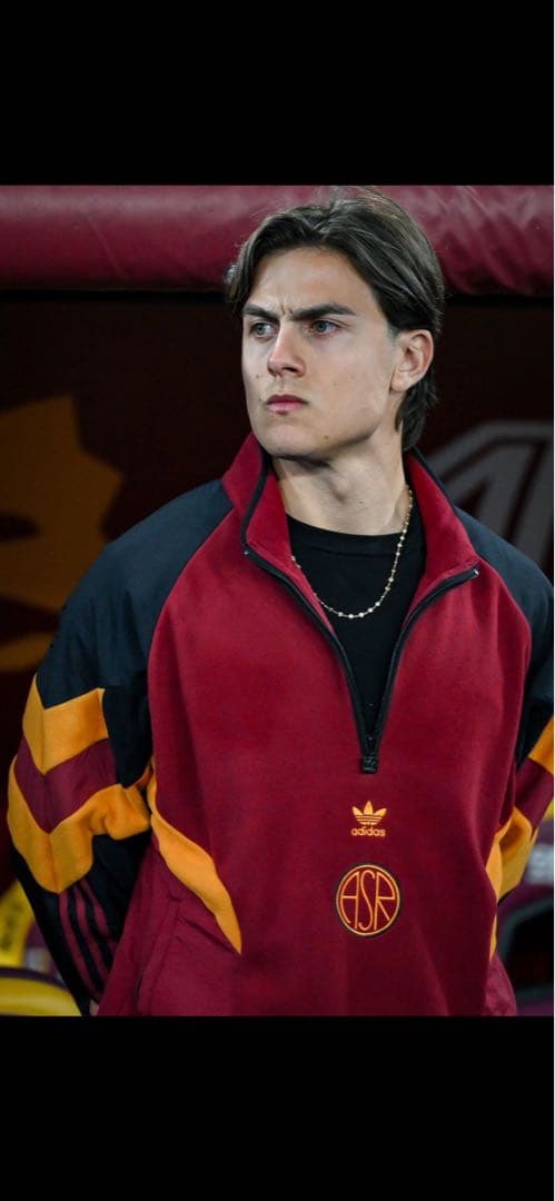 as roma adidasハーフジップ