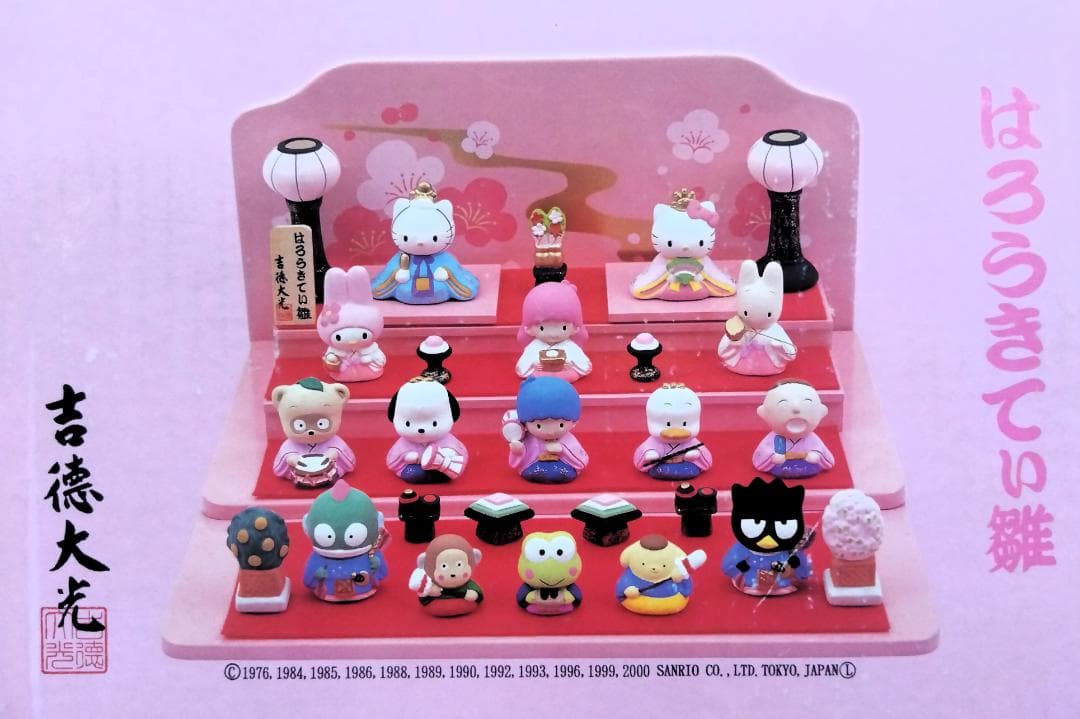 R*i様 【未使用】吉徳大光 『はろうきてぃ雛』2000年度 限定屏風　ハローキ