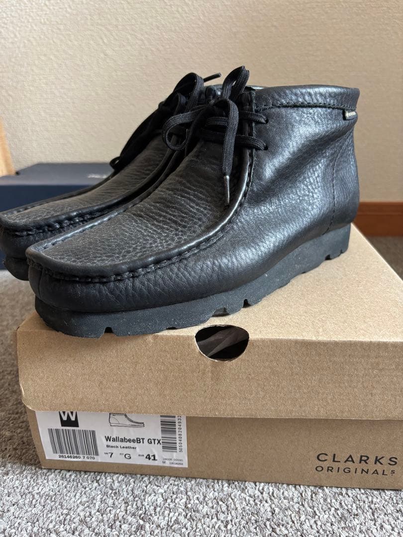クラークス　Clarks WallabeeBT GTX UK8 GORE-TEX