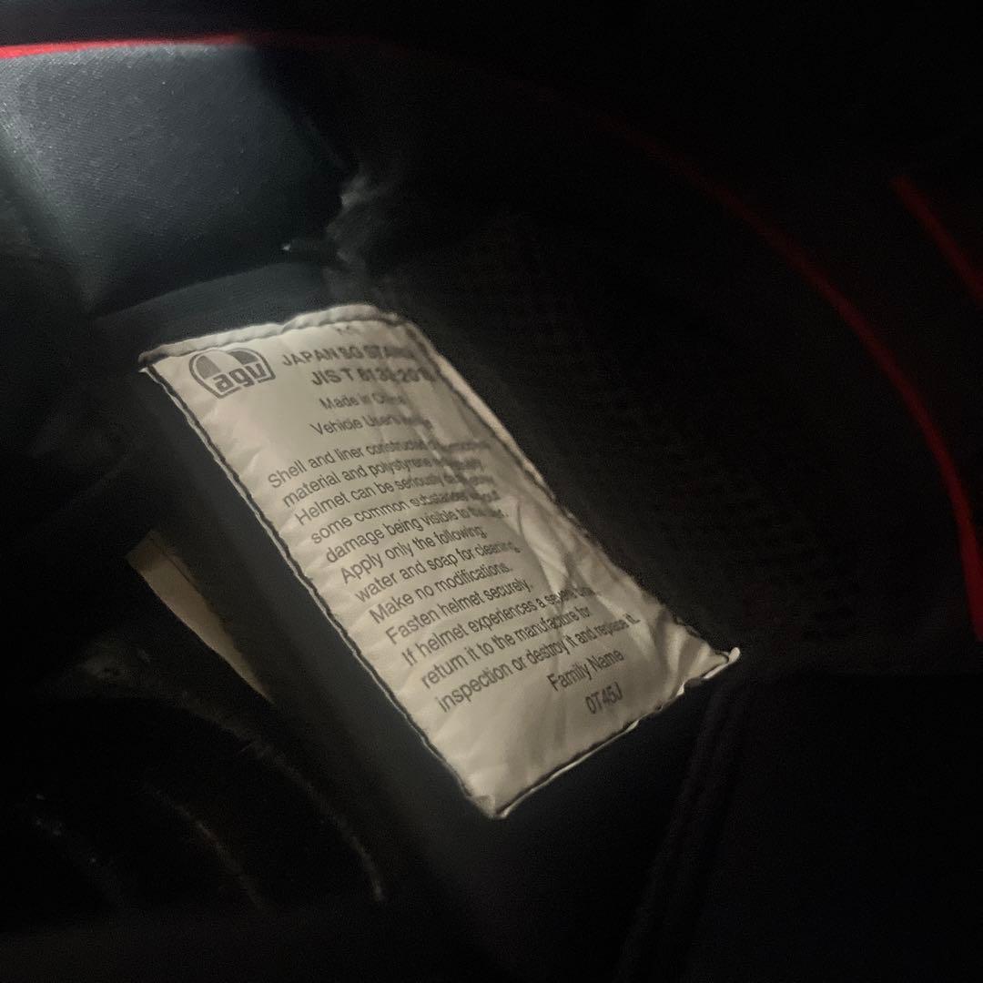 AGV フルフェイスヘルメット ブラック