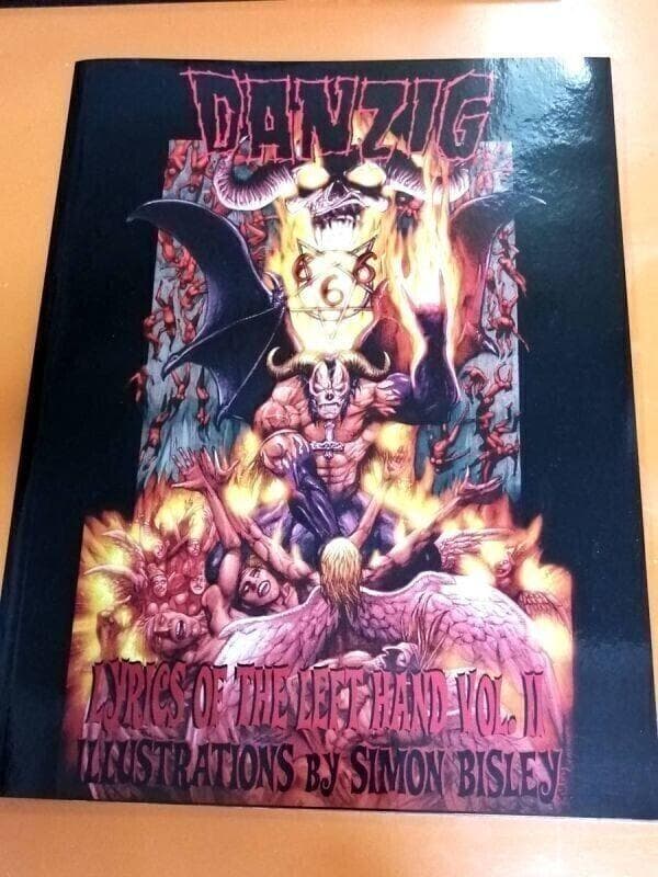 サイン入り　Danzig Lyrics Of The Left Hand 2