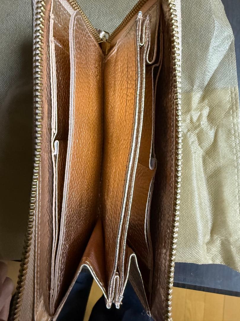 本革 TIDY2.0 Lumina 小さい長財布 ピンクゴールド　新品未使用