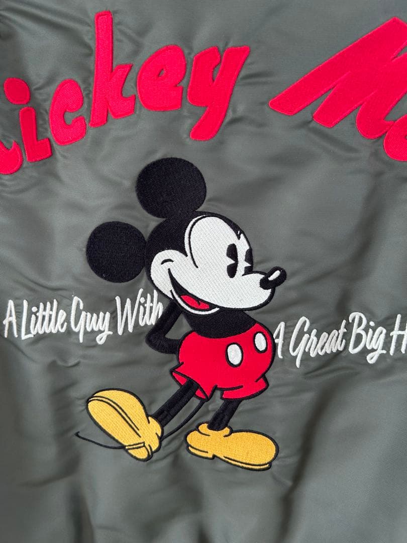 【極美品】AVIREX×Disney MA-1 公式コラボ ミッキーマウス