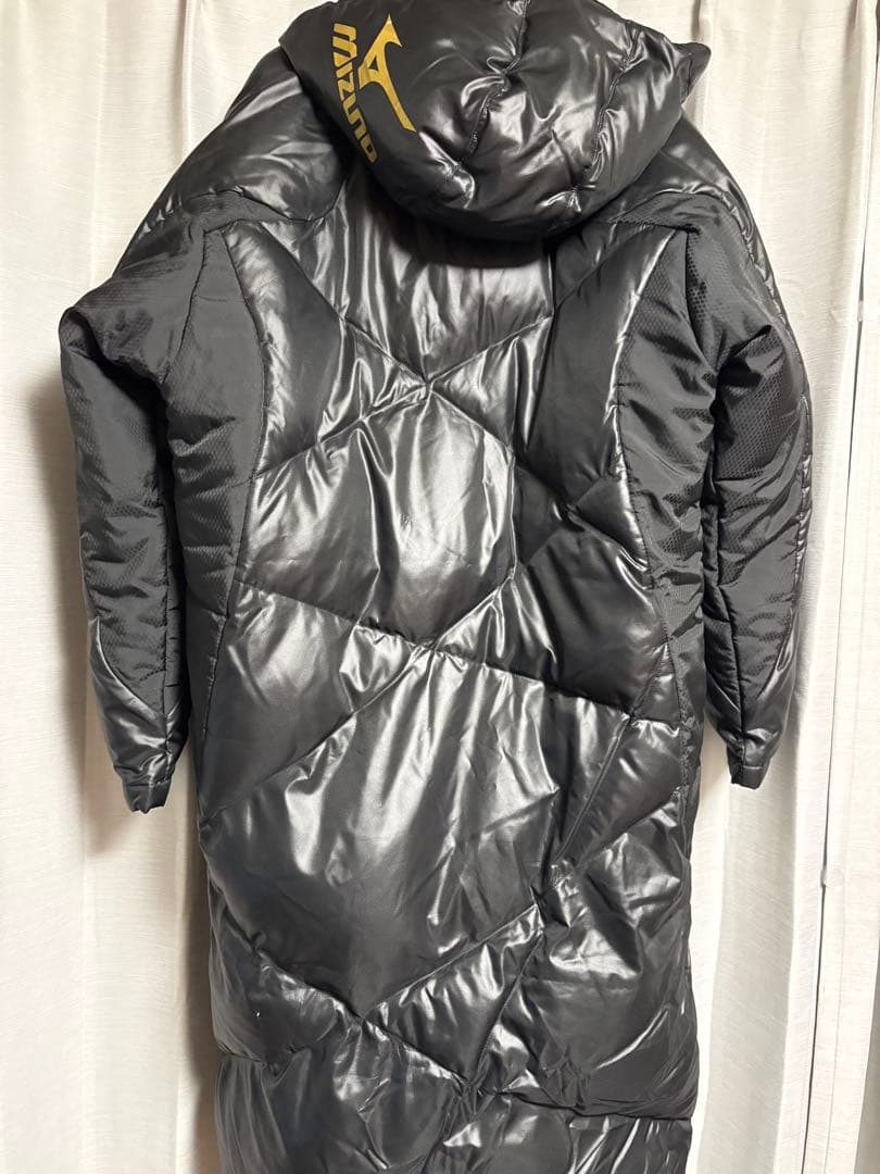 MIZUNO ロングベンチコート ダウンジャケット 黒 M 美品