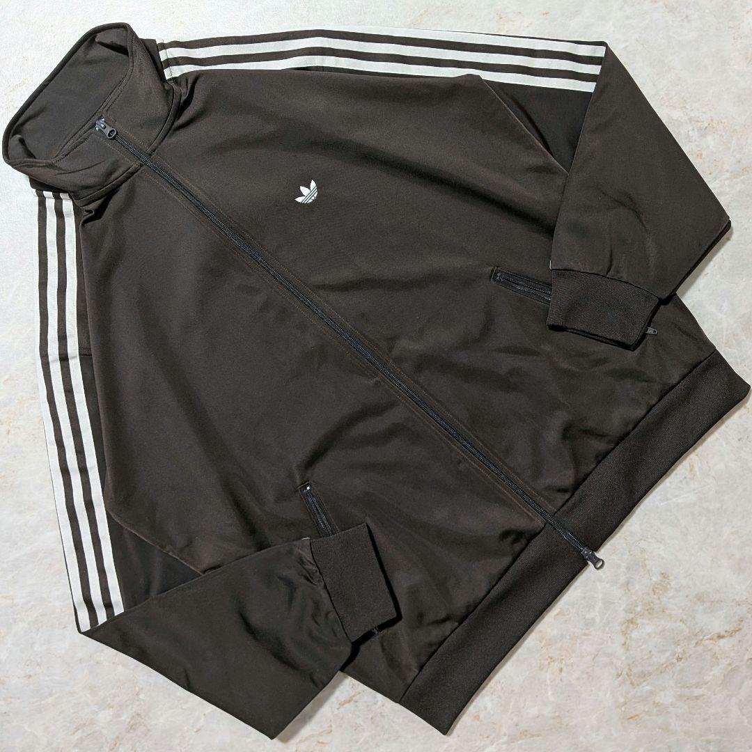 超希少⭐完売品adidasベッケンバウアートラックジャケット茶白XL相当ソリュン