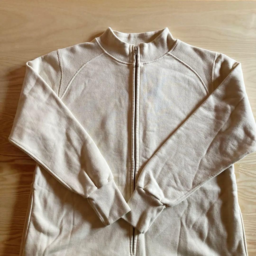 未使用品　pelleq フロントジップ　スウェットジャンプスーツ つなぎ