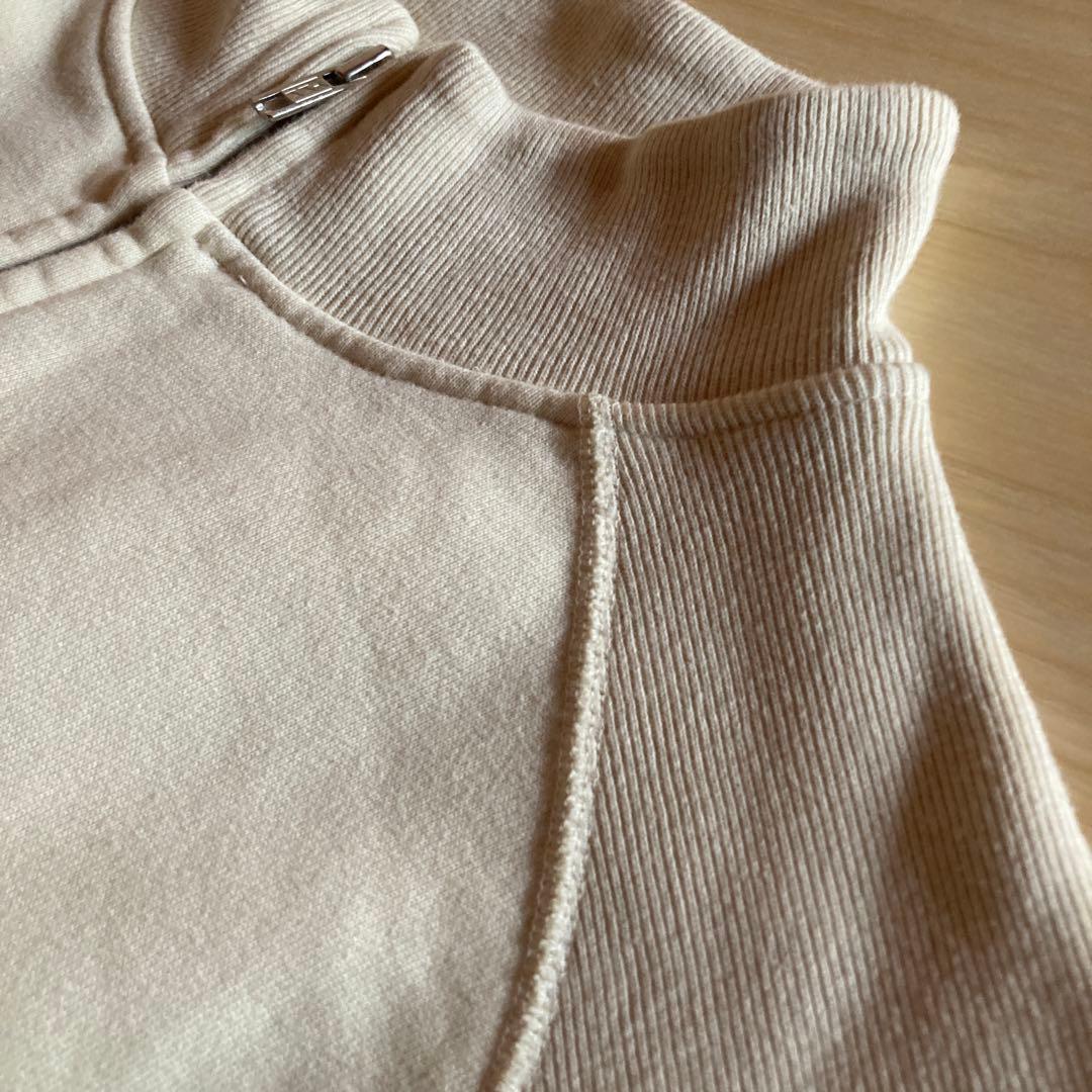 未使用品　pelleq フロントジップ　スウェットジャンプスーツ つなぎ