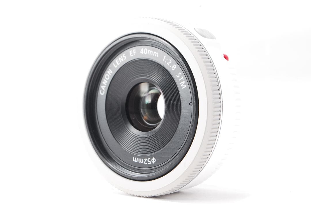 ✨超美品✨人気のホワイト✨Canon EF 40mm F2.8 STM