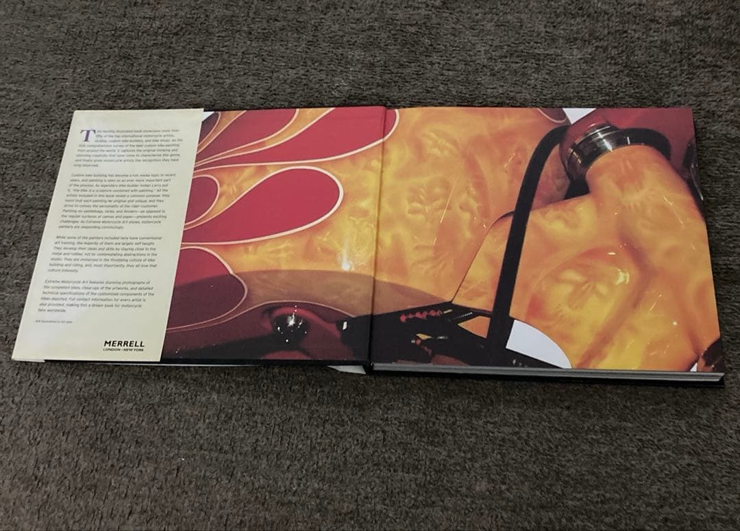 EXTREME MOTORCYCLE ART カスタムバイクのカラーの洋書写真集