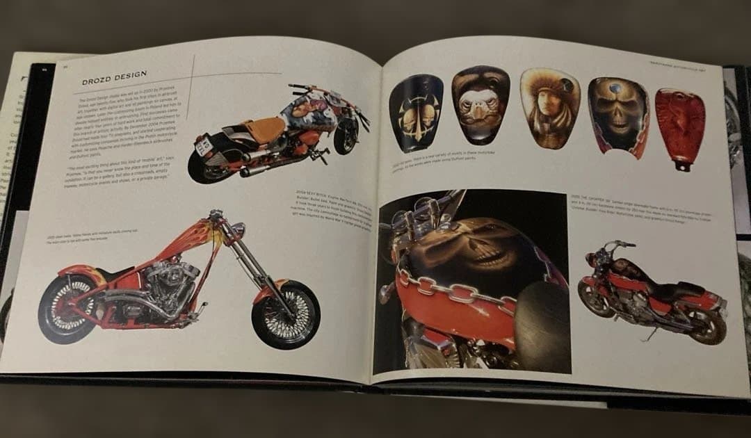 EXTREME MOTORCYCLE ART カスタムバイクのカラーの洋書写真集