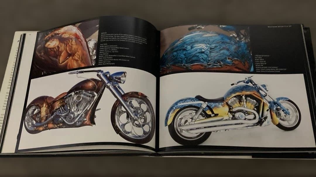 EXTREME MOTORCYCLE ART カスタムバイクのカラーの洋書写真集