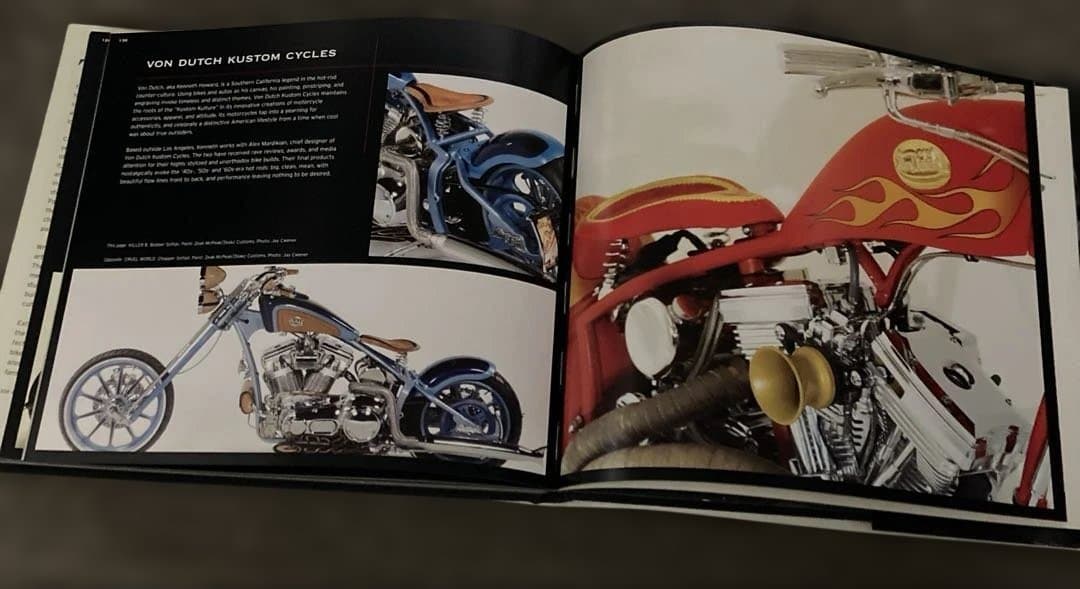 EXTREME MOTORCYCLE ART カスタムバイクのカラーの洋書写真集