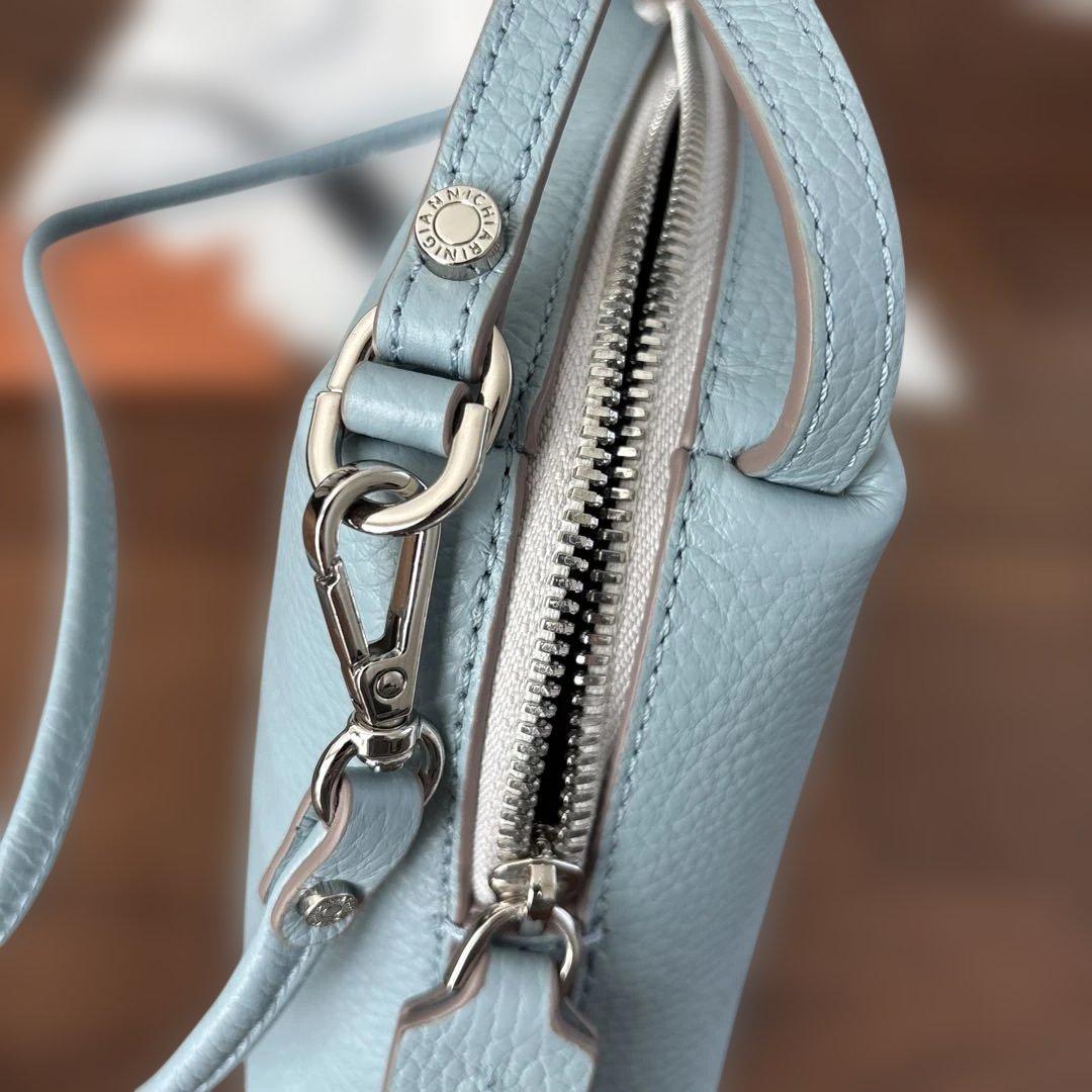 ジャンニキアリーニ　ALIFA バッグ　ショルダー　ブルー