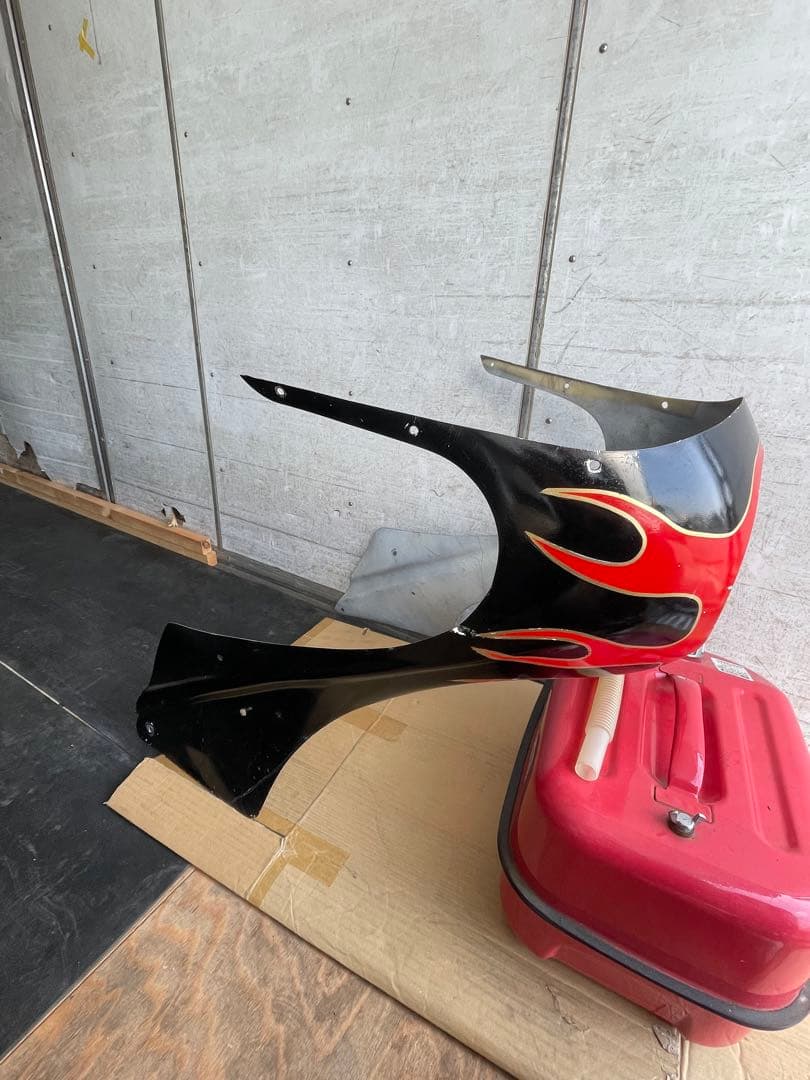 バイクカウル ロケットカウル コミネタイプ ゾッパナなどステー類セット