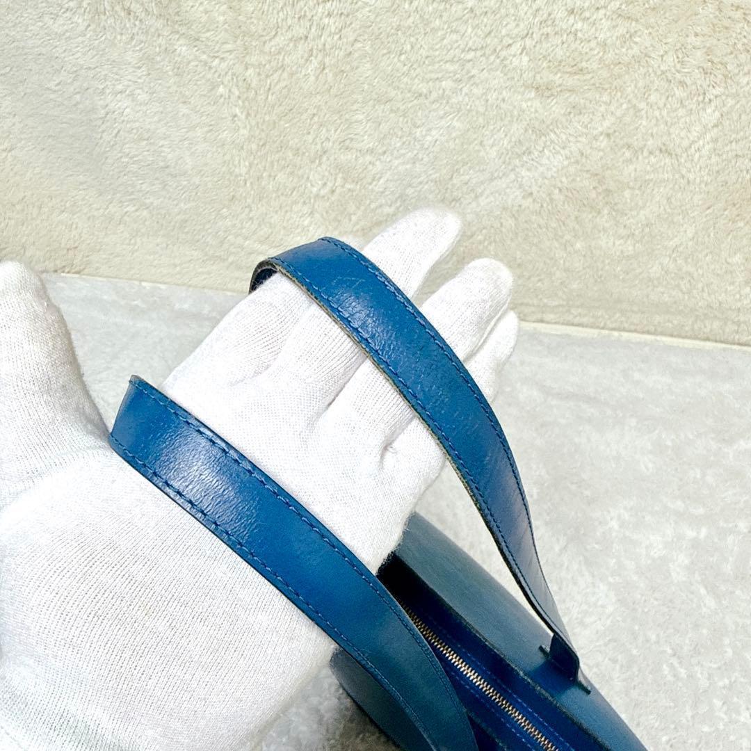 LOUIS VUITTON ヴィトン エピ サンジャック トートバッグ ブルー