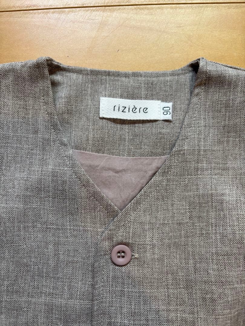 riziere 90cm フォーマル　セットアップ　シャツ3点セット