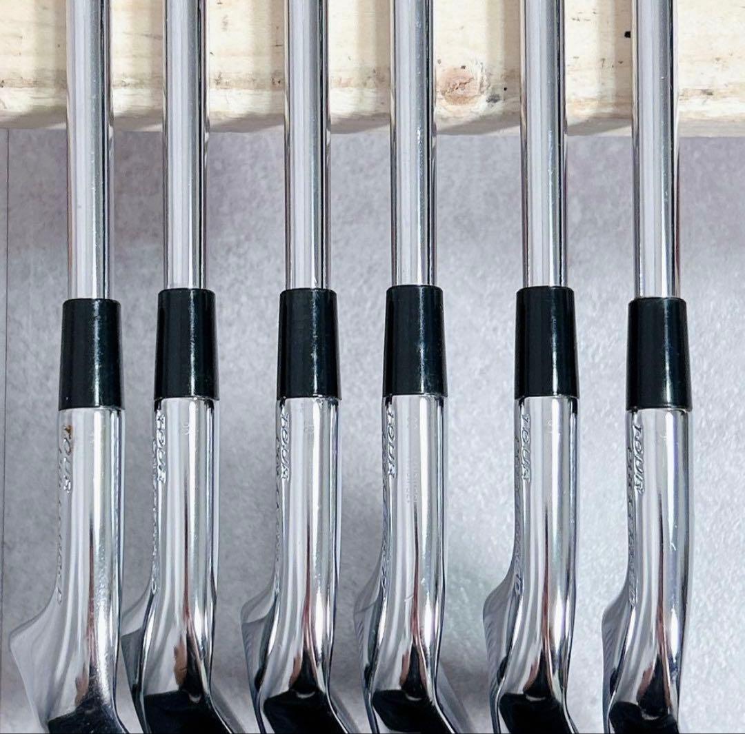 レフティ　美品　5-P AW 7本　テーラーメイド　ツアープリファードCB