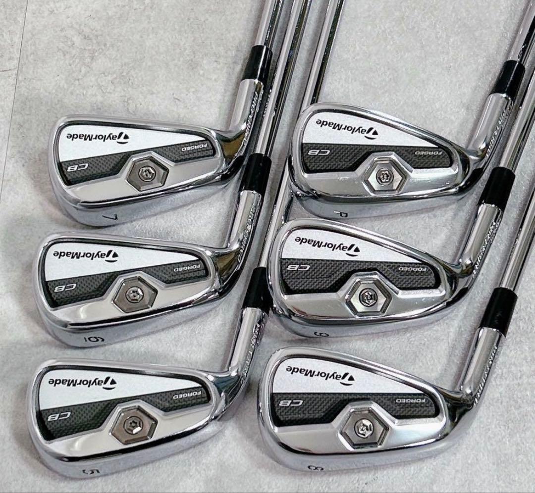 レフティ　美品　5-P AW 7本　テーラーメイド　ツアープリファードCB