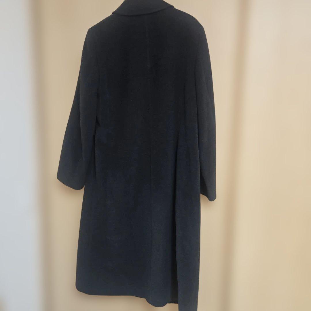 【早い者勝ち❗】23区 ロングコートブラック 大きいサイズ 46 3L