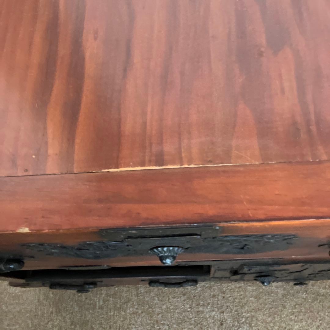 アンティーク 和箪笥　船箪笥　車箪笥　鉄金具