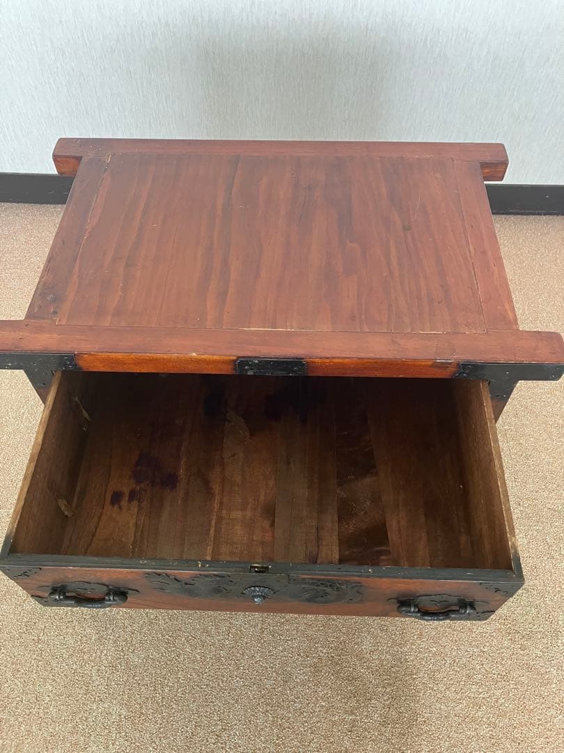 アンティーク 和箪笥　船箪笥　車箪笥　鉄金具