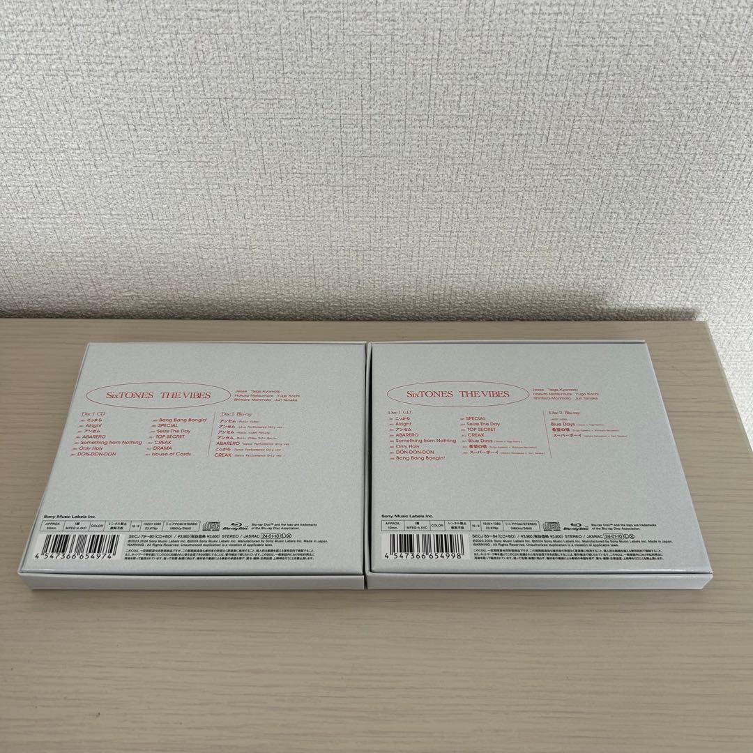 SixTONES THEVIBES Blu-rayのみ 初回盤A.B
