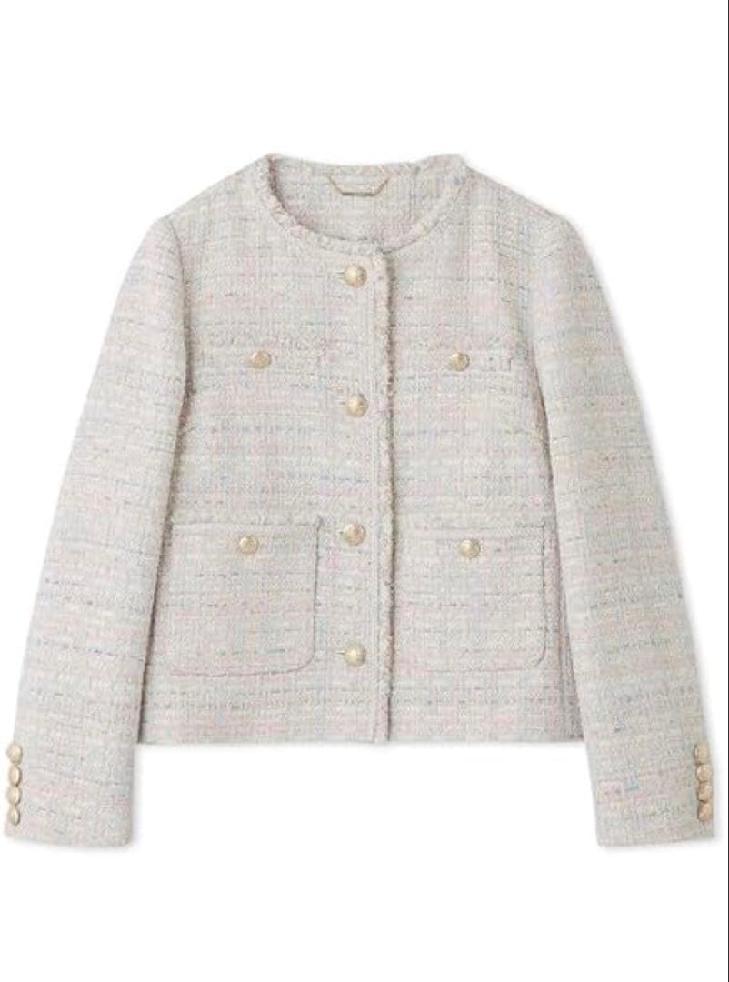 【新品未使用】CELFORD セルフォード♪ツイードジャケット MIX 36