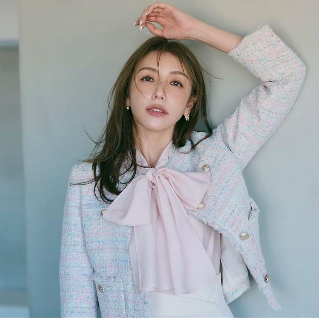 【新品未使用】CELFORD セルフォード♪ツイードジャケット MIX 36